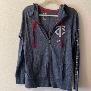 Minnesota Twins, women’s Nike zip up, size L